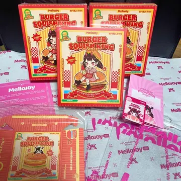 [슈링크 포함] Mellojoy 스퀴즈 햄버거 미개봉 3개 세트