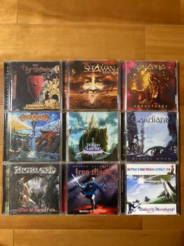 일본반 (1장 수입반) 아쿠아리아 외 메탈 CD 9장 세트