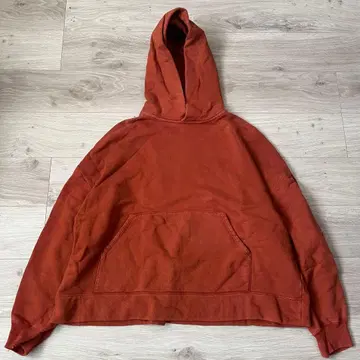 JieDa SULFUR DYE HOODIE ORANGE 지에다 후드티