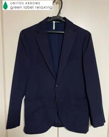 울 자켓 네이비 테일러드 비즈니스 캐주얼