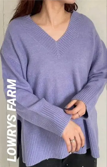 [ LOWRYS FARM ] 컬러 V 튜닉