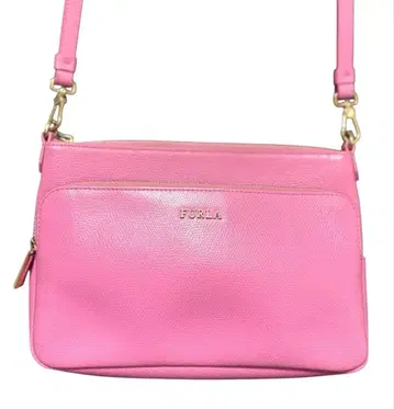 FURLA 훌라 핑크 가죽 숄더백