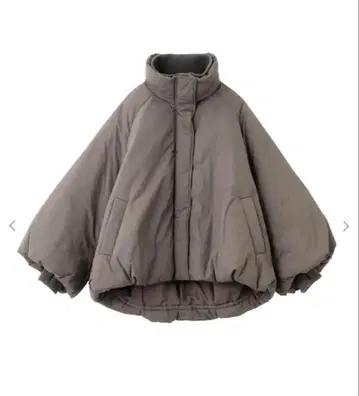 COCO DEAL 충전솜 볼륨 코트 차콜