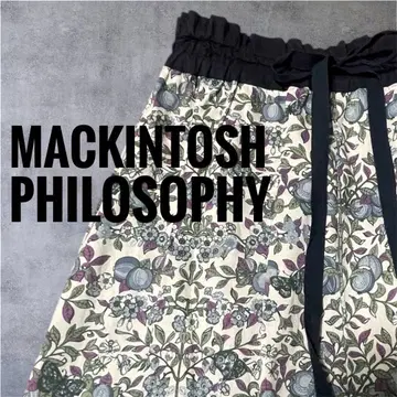 매킨토시 철학 리버티 프린트 리버서블 스커트 새상품급