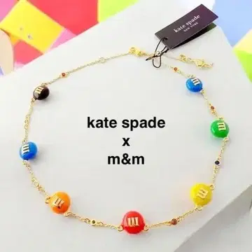 케이트 스페이드 x m&m 목걸이