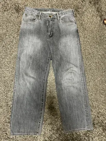 Wrangler 그레이 스트레이트 데님