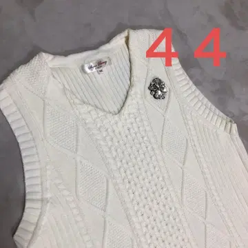 새상품급 울 혼방 니트 베스트