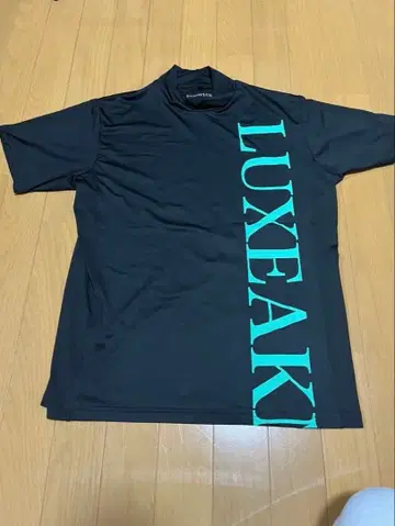 LUXEAKMPLUS 골프웨어 로고 블랙 사이즈 S