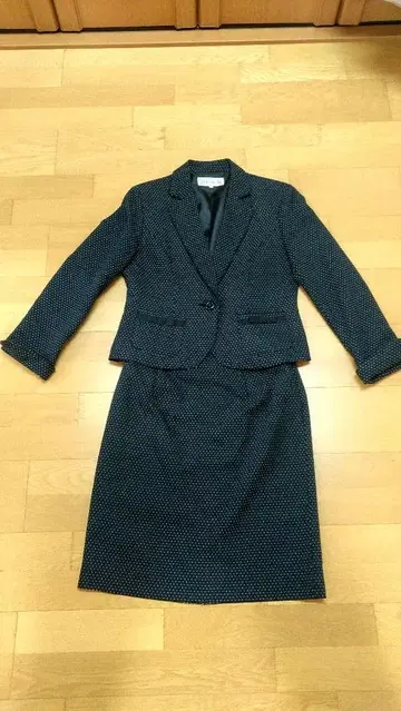 블랙 도트 정장 세트 13AR