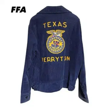 FFA 자켓 빈티지 코듀로이 텍사스 TEXAS 자수 40