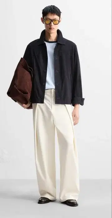 zara 스웨이드 가죽 자켓