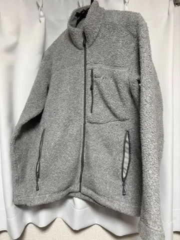 그레이 플리스 자켓
