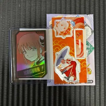 은혼 카구라 아크릴 피규어 참 홀로 카드