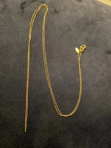 agete K10 80cm 체인 롱 목걸이