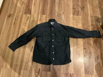 Mt Rainier Design 블랙 긴팔 셔츠 M