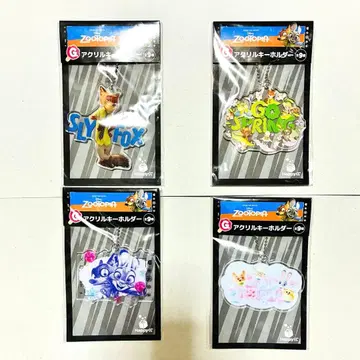 디즈니 주토피아 닉 아크릴 키링 제일복권 키링