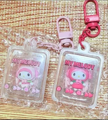 산리오 시크릿 키링 후르츠 마이멜로디 2개 세트