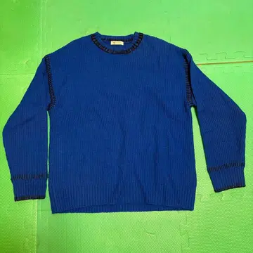 tk. 크루넥 스웨터 파랑
