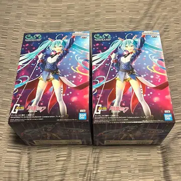 [ 미개봉품 익명 배송 ] 하츠네 미쿠 피규어 2세트