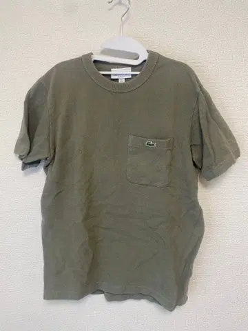 LACOSTE CLASSIC FIT T셔츠 올리브 그린