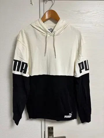 PUMA 후드티 L 사이즈 화이트/블랙