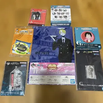 ONE PIECE 원피스 1번 복권 굿즈 7세트