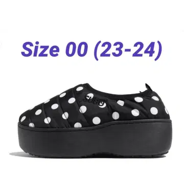 SUBU VAMP 플랫폼 샌들 00 사이즈 도트 무늬 통굽