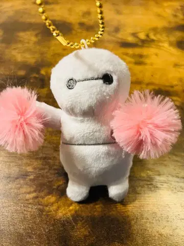 베이맥스 폼폼 포함 키링