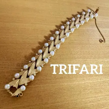 트리파리 팔찌 골드 펄