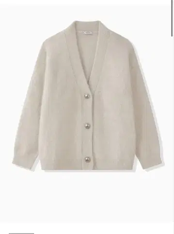 fouram 폭스 캐시미어 가디건 니트 퍼 캐시미어