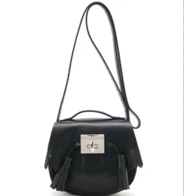 닥터 마틴 프린지 숄더백 블랙