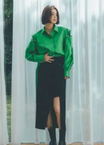 SNIDEL 2WAY 랩 스카쇼