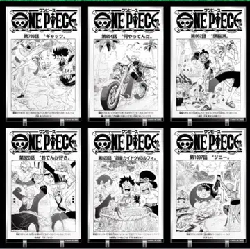 ONE PIECE 원피스 만화 아크릴 주간 소년 점프 정기 구독자 한정판