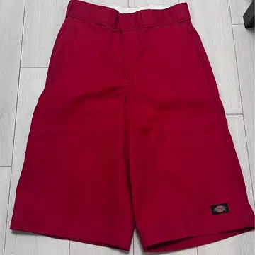 Dickies 숏팬츠 레드 빨간색 42283