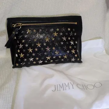 JIMMY CHOO 별 모양 장식 클러치백
