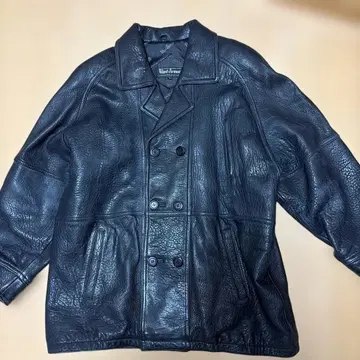 Wind Armor 블랙 가죽 자켓