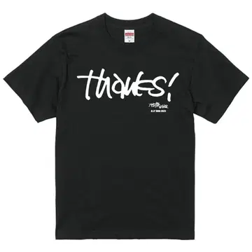치바 유스케 Thanks T셔츠 XL 사이즈 미사용 새상품 블랙