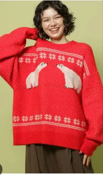 니코앤드 삿포로 동물원 니트 미사용