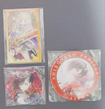 화이트 고양이 프로젝트 아이샤 캔뱃지 세트