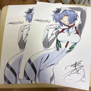 신 에반게리온 극장판 입장 혜택 리버서블 미니 포스터 2장 세트