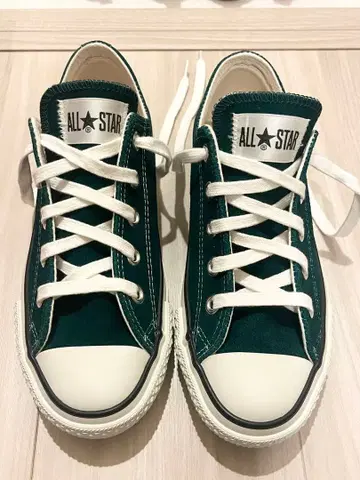 새상품 미사용 컨버스 SUEDE ALL STAR J OX 그린