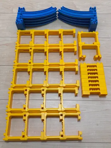 프라레일 레일 부품 세트 경사 레일 교각 미니 교각