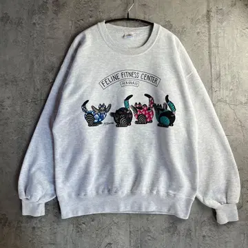 90s USA제 Crazy Shirts 맨투맨 트레이닝복 그레이 M