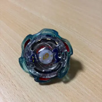 베이블레이드 투명 파랑 빨간색 + 오렌지 부품