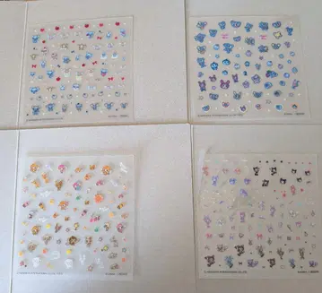 나루미야 캐릭터 네일씰 컬렉션 4종류