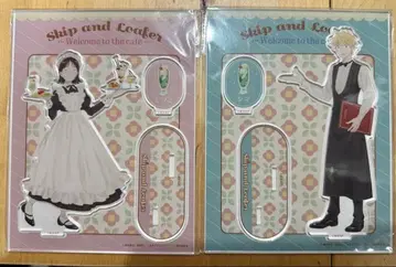 스킵과 로퍼 Cafe ver. 아크릴 스탠드 이와쿠라 미츠미 시마 소스케