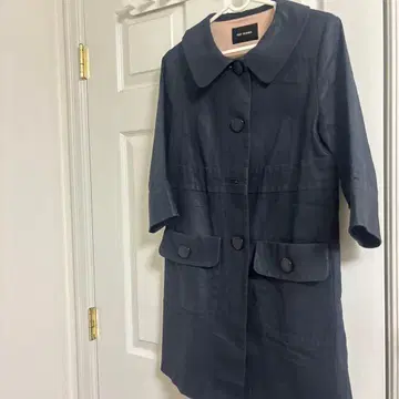 RAY BEAMS 네이비 트렌치코트