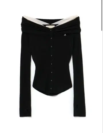 andmary Shannon 튤 니트 탑