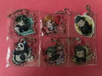 주술회전 아크릴 키링 6개 세트