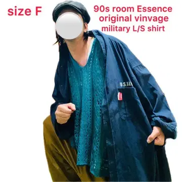 90sroomEssence originalmilitaryL/Sshirt